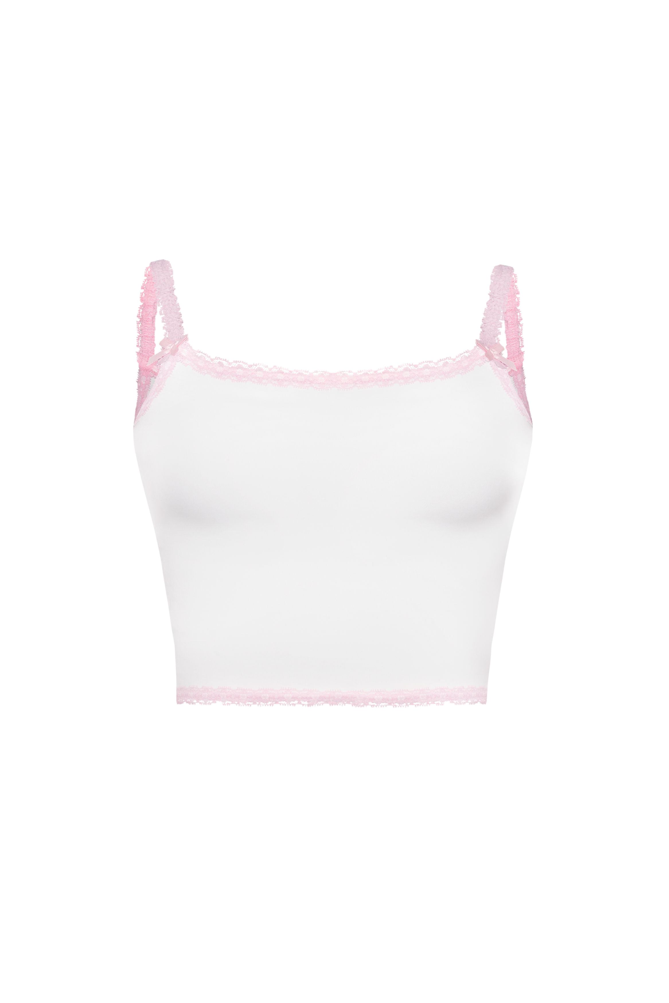 SANTA BABY TANK (LIGHT PINK TRIM)