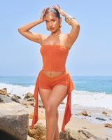 SUNKISS ME TUBE TOP (BURNT ORANGE)