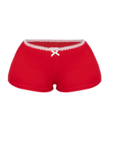 SANTA BABY MINI SHORTS (RED)