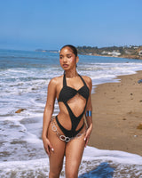 ZUMA CUT OUT MONOKINI (BLACK)