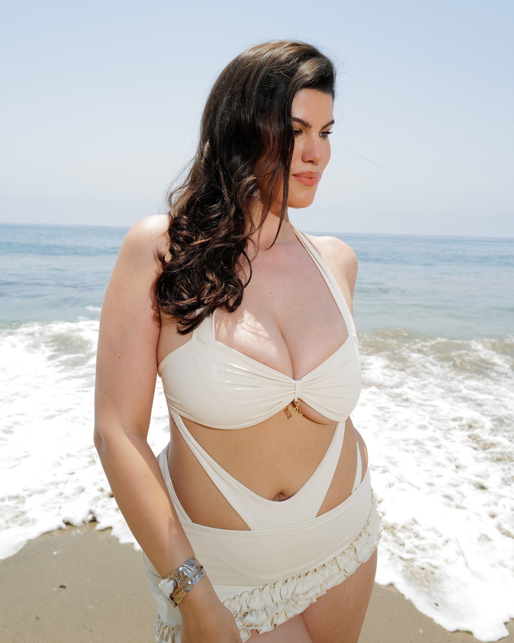 ZUMA CUT OUT MONOKINI (IVORY)