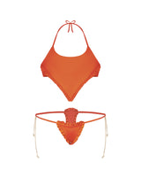 FRILL ME KINI BOTTOM (BURNT ORANGE)