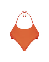 FRILL ME KINI TOP (BURNT ORANGE)