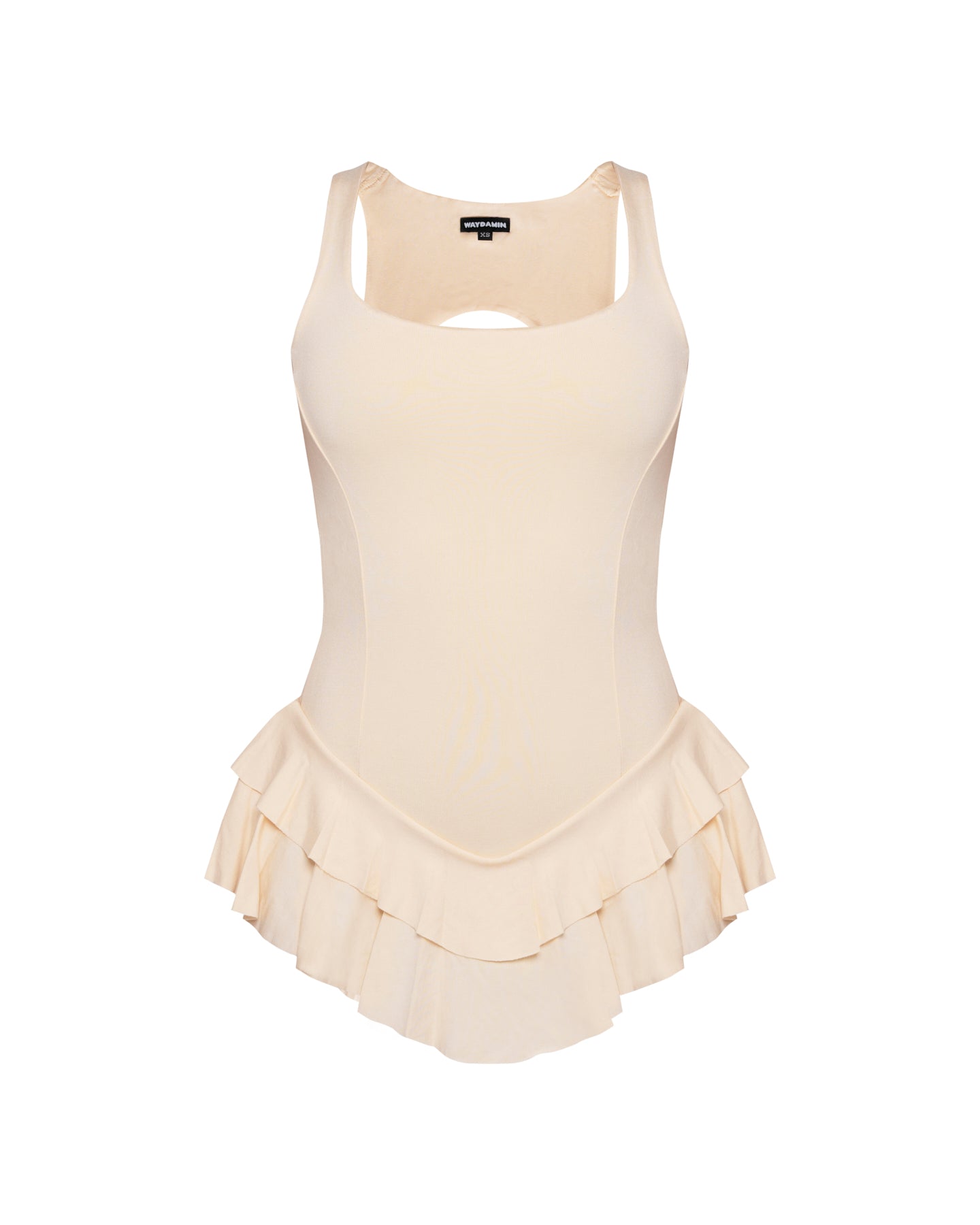 BUNS OUT MINI DRESS (IVORY)