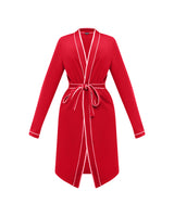 SANTA BABY LACE LINED ROBE (RED)